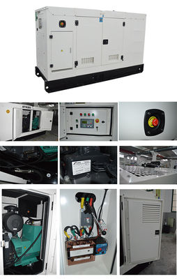 6.25 KVA साइलेंट जनरेटर सेट, डेलिक्सी सर्किट ब्रेकर और फुल लोड पर 8 घंटे का रनटाइम, फुसफुसाते शांत बिजली आपूर्ति के लिए