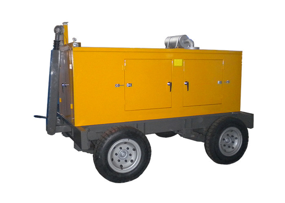 ट्रेलर टाइप साइलेंट जेनरेटर 64kw 80kva कमिंस डीज़ल मूवेबल विद व्हील्स