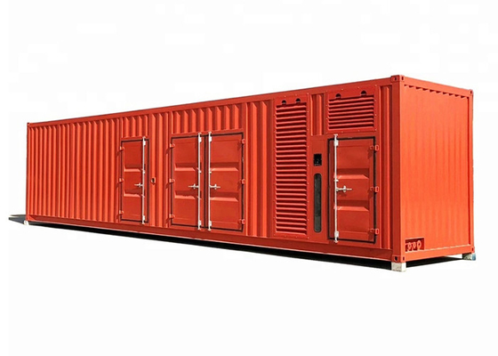 कंटेनर प्रकार पर्किन्स डीजल जनरेटर सेट / जेनसेट 1200kw 1500kva वाटर कूल्ड