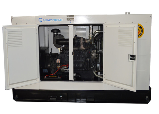 100KVA FPT डीजल जनरेटर सफेद रंग स्मार्टजेन नियंत्रक एमईसीसी अल्टरनेटर