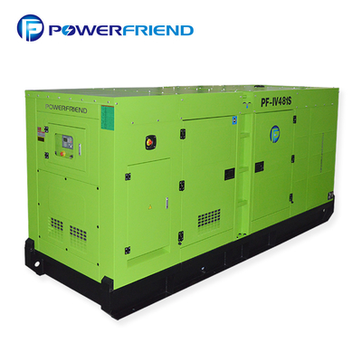 इवको डीजल जनरेटर 350kw ग्रीन साइलेंट लो आरपीएम 413kva पावर जनरेटर