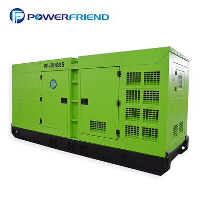 इवको डीजल जनरेटर 350kw ग्रीन साइलेंट लो आरपीएम 413kva पावर जनरेटर