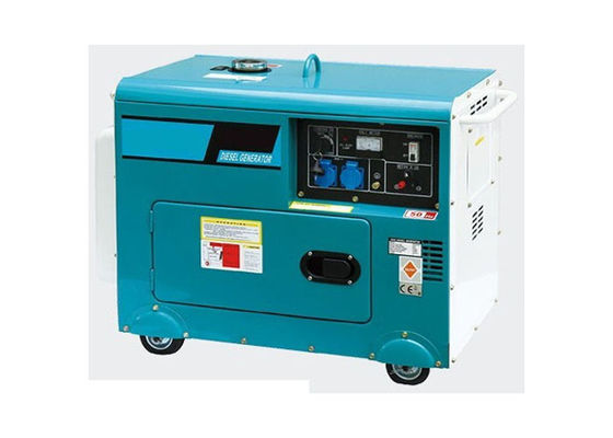 एकल चरण बिजली पोर्टेबल डीजल जनरेटर सेट 220v 5kva घर के लिए