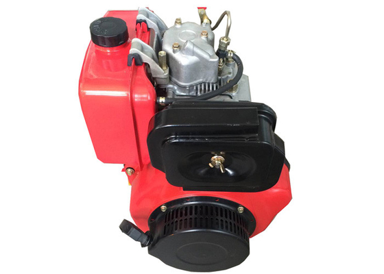 लाल रंग उच्च निष्पादन डीजल इंजन 1 सिलेंडर वायु ठंडा बिजली की शुरुआत